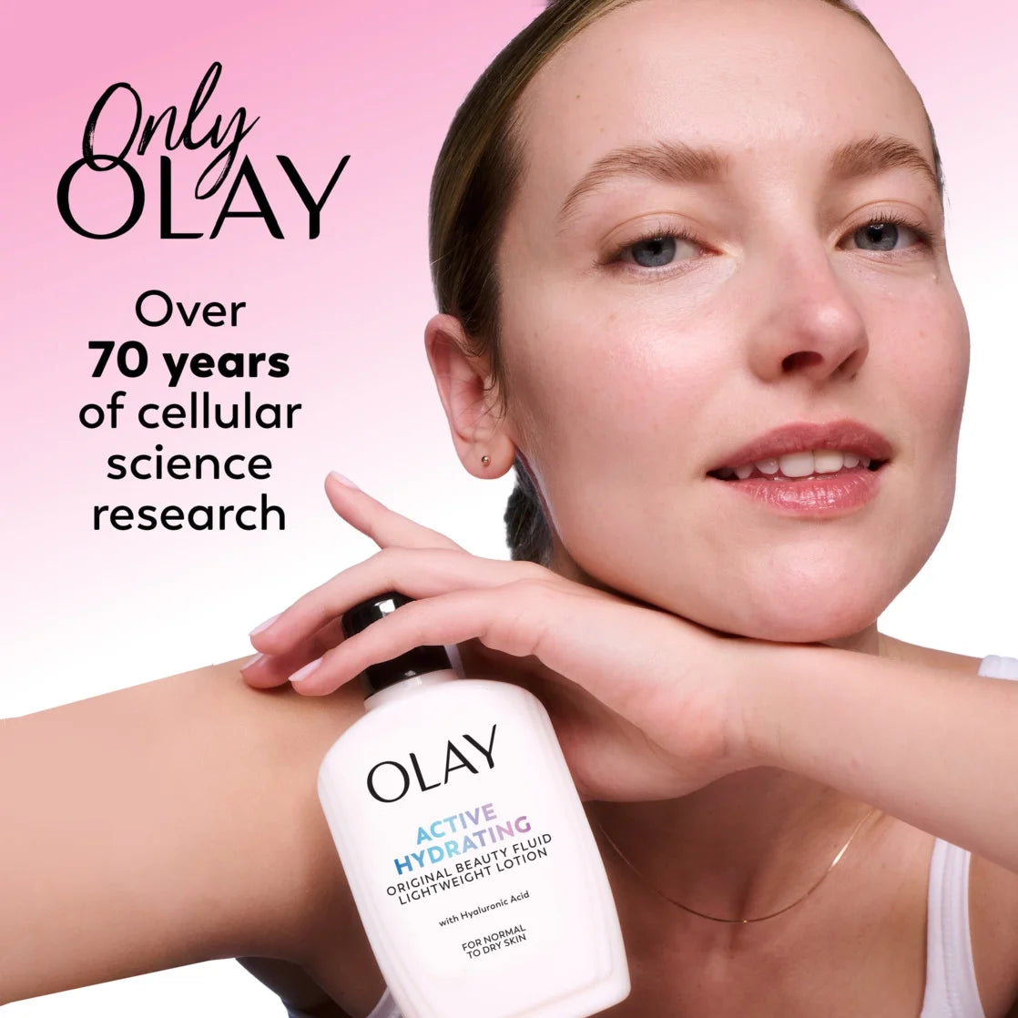 Olay Facial Lotion, Active Hydrating Beauty Facial Moisturizing Lotion, 6 fl oz