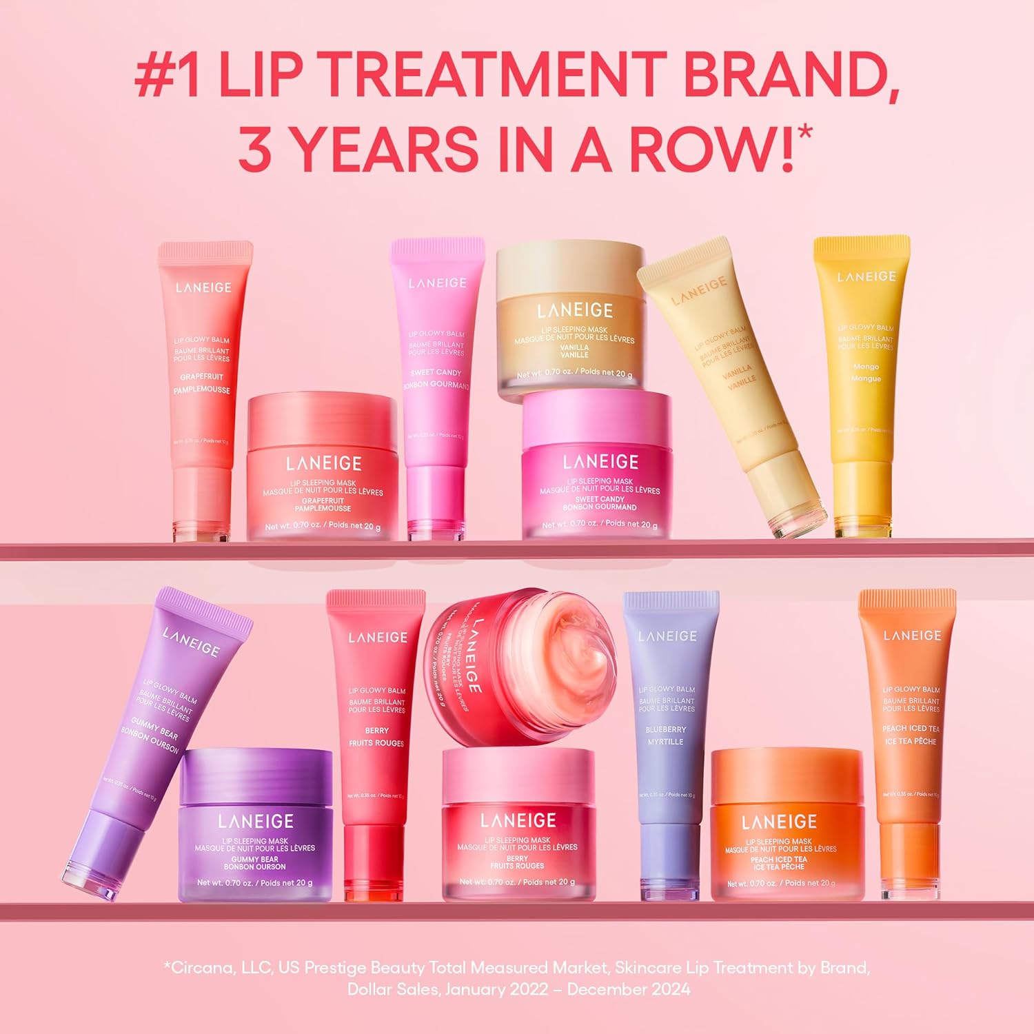 LANEIGE Lip Sleeping Mask – Overnight Hydration & Repair