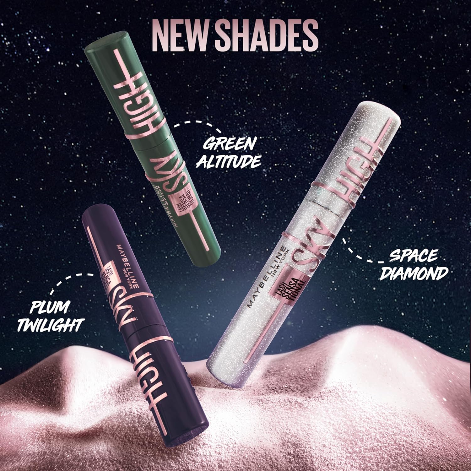 Maybelline Lash Sensational Sky High Mascara – Blackest Black | Lengthening, Volumizing & Washable Formula