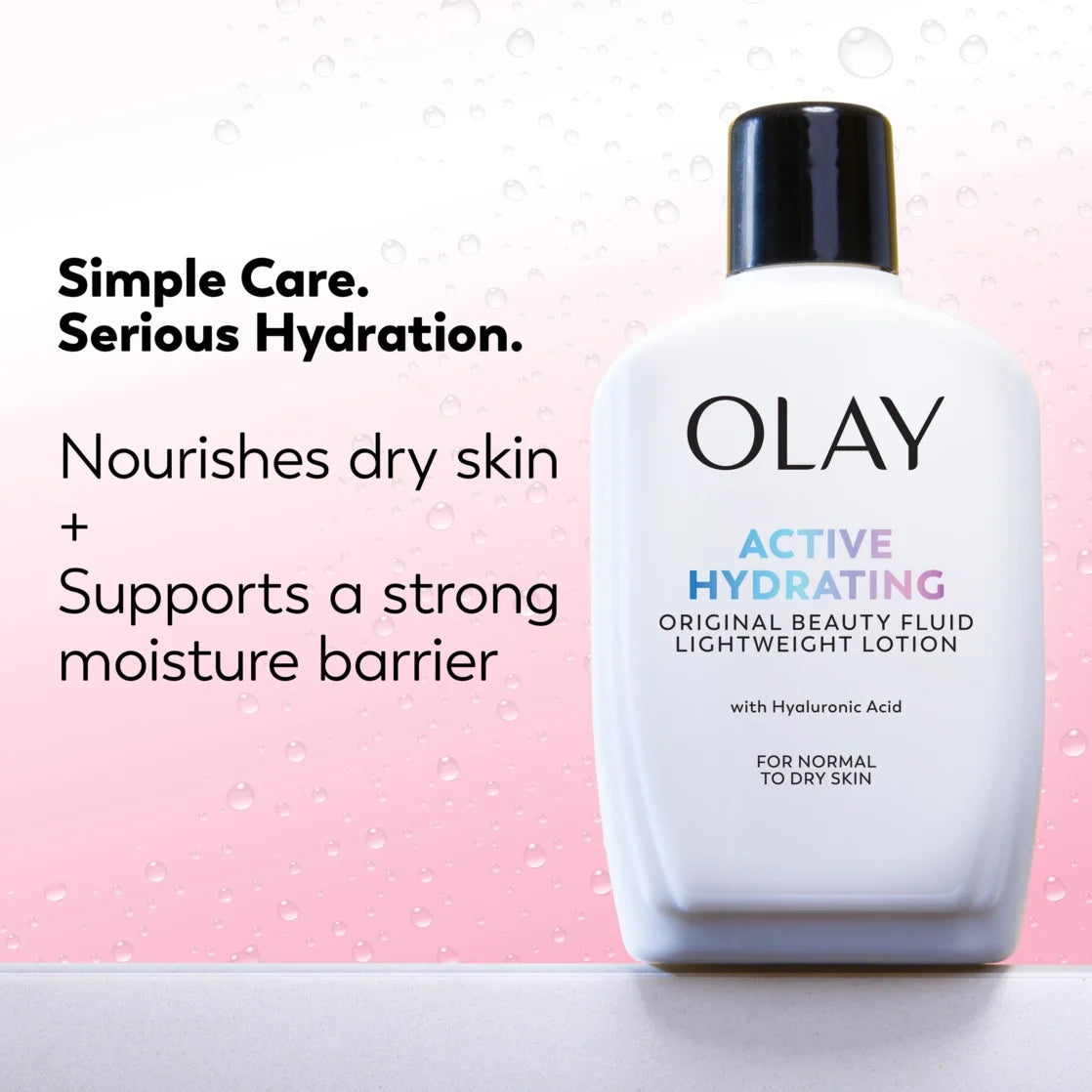 Olay Facial Lotion, Active Hydrating Beauty Facial Moisturizing Lotion, 6 fl oz