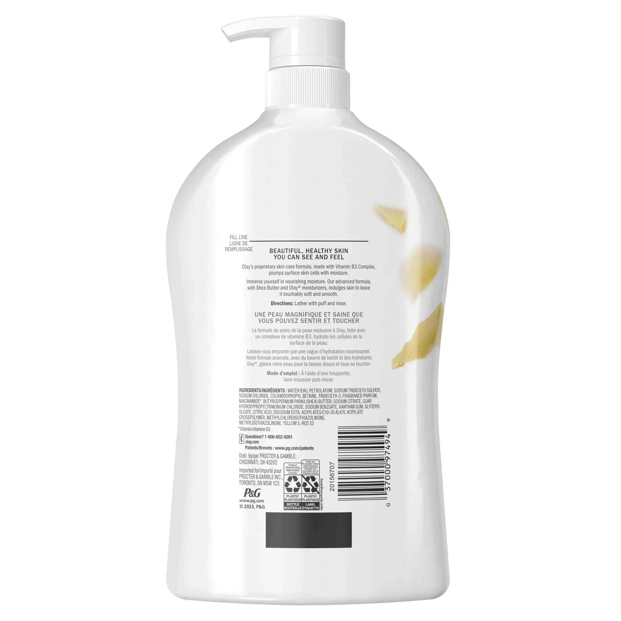 Olay Ultra Moisture Body Wash with Shea Butter, 33 fl oz