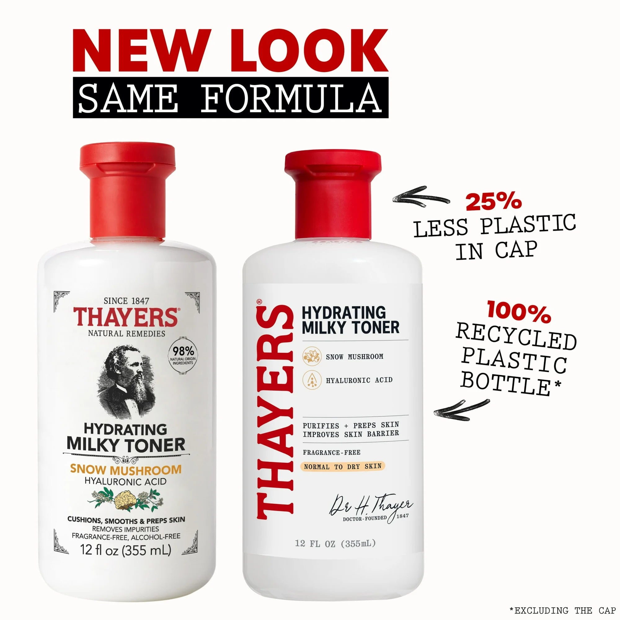 Thayers Milky Hydrating Face Toner with Snow Mushroom and Hyaluronic Acid 8.5 fl oz
