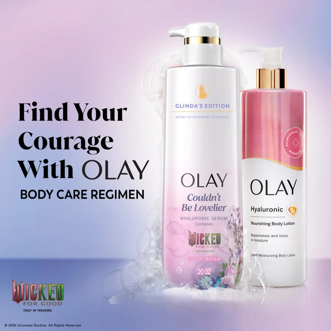 Olay Limited Edition Serum Body Wash, Couldn't Be Lovelier, 20 fl oz, Glinda's Edition Hydrating Body Wash