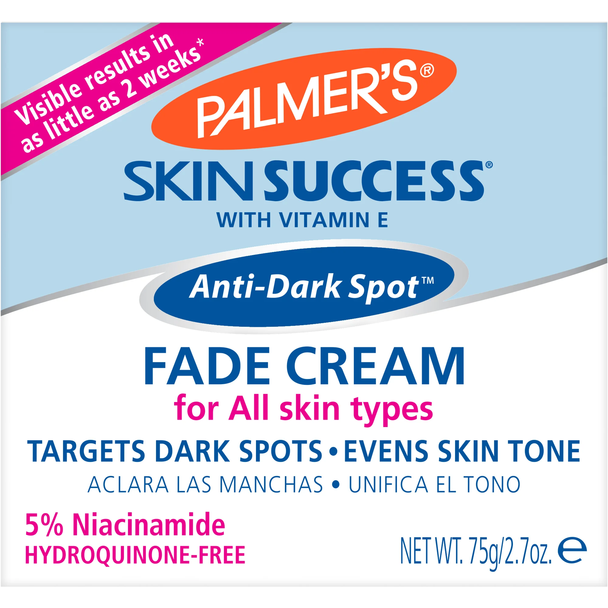 Palmer's Skin Success Anti-Dark Spot Fade Cream for All Skin Types, 2.7 oz.