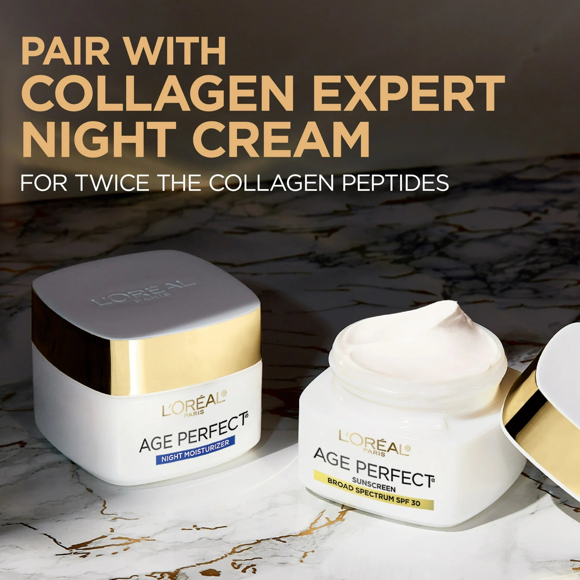 L'Oreal Paris Collagen Expert Day Moisturizer with SPF 30, Firming Face Cream, 2.5 oz
