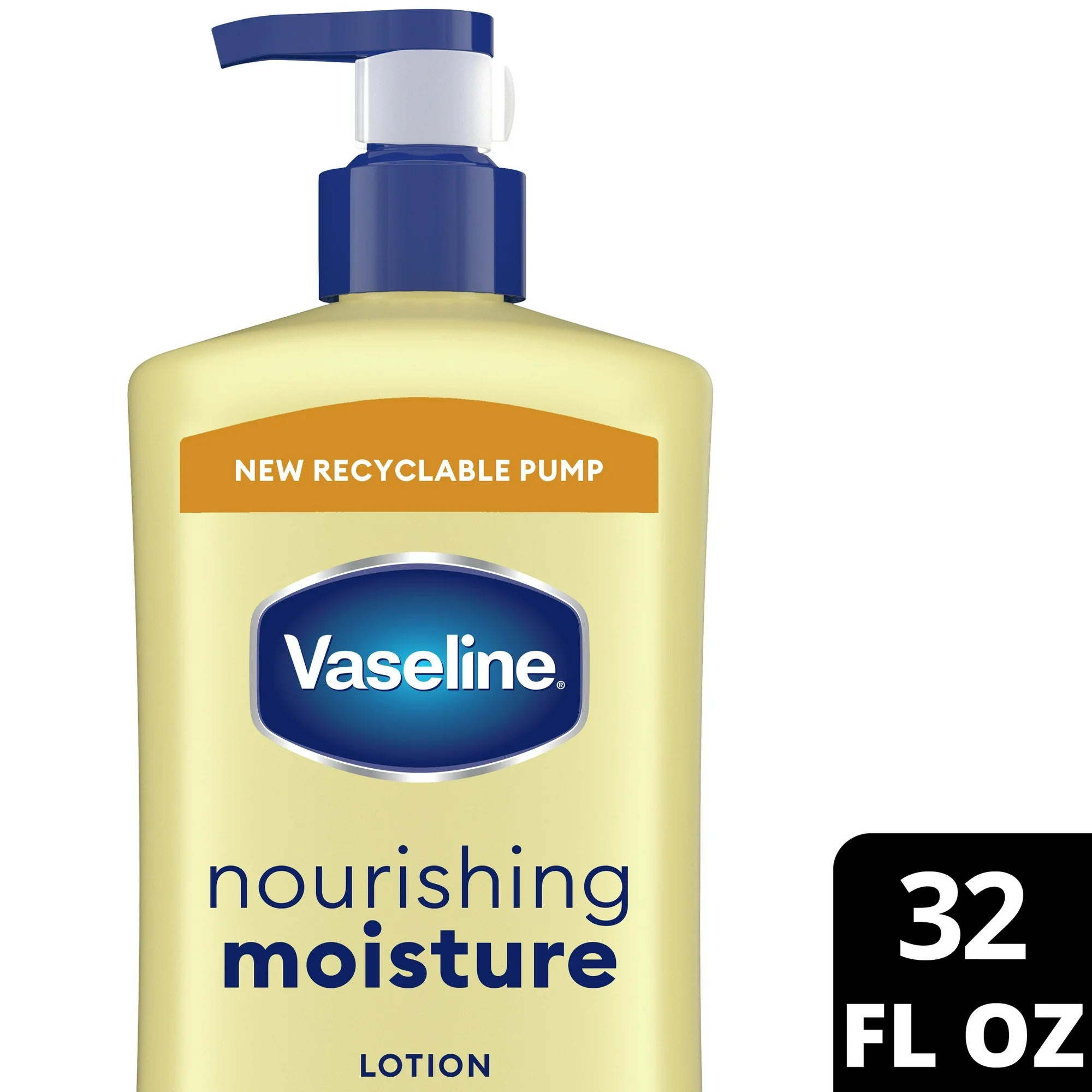 Vaseline Intensive Care Nourishing Moisture Lotion Body Lotion for Women Dry Skin, 32 oz