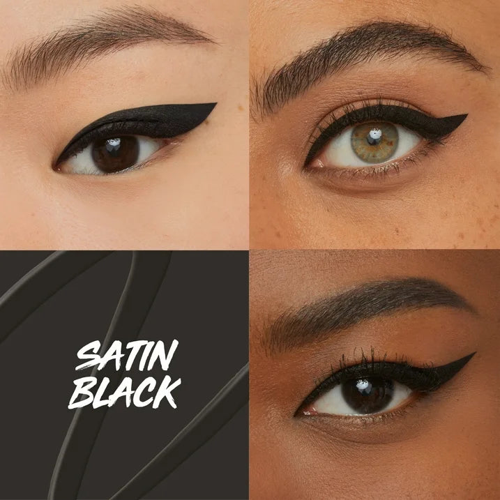 Maybelline EyeStudio Master Precise All Day Liquid Eyeliner Makeup, Black