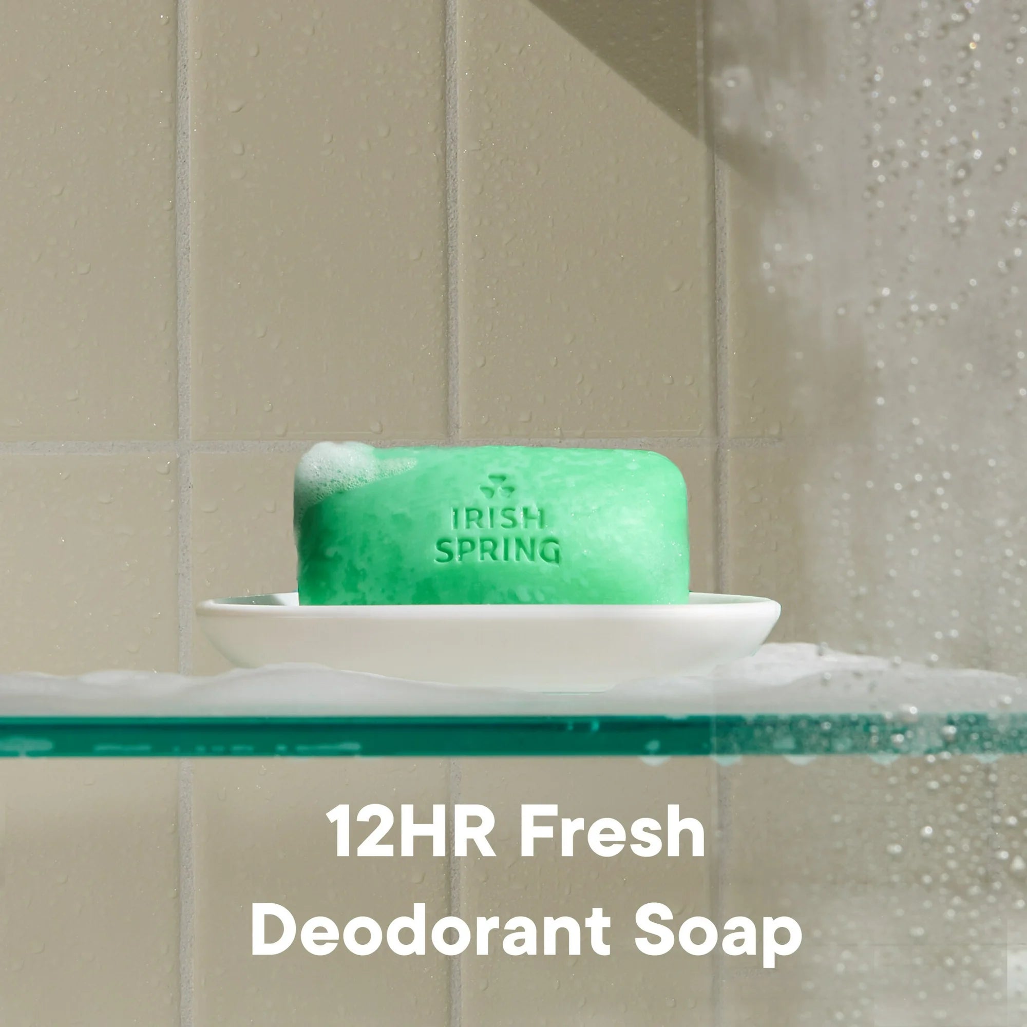 Irish Spring Original Deodorant Bar Soap for Men, With Flaxseed Oil, 3.7 oz Bar (12 Pack)