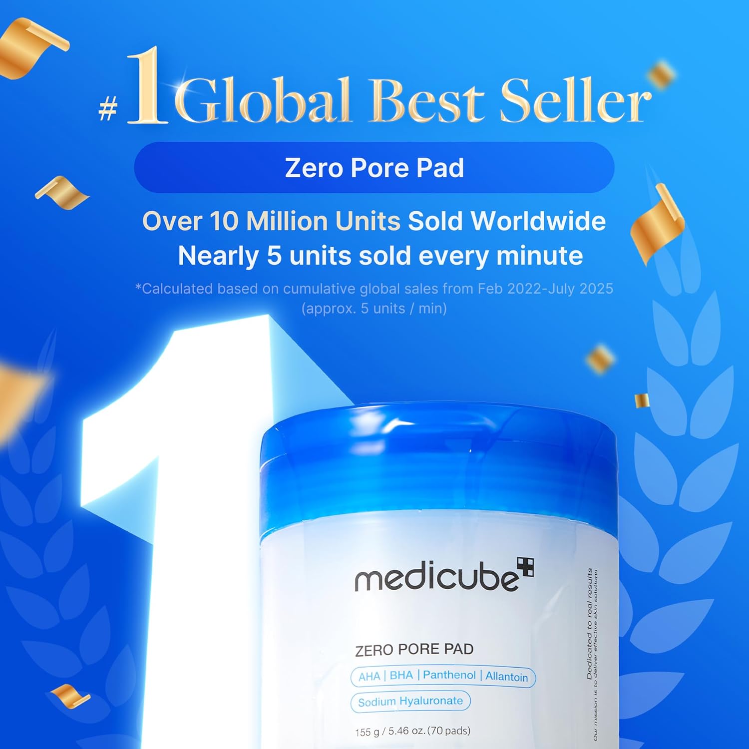 Medicube Zero Pore Pads 2.0 – Dual-Textured Exfoliating Toner Pads with AHA & BHA | Korean Skincare for All Skin Types (70 Pads)