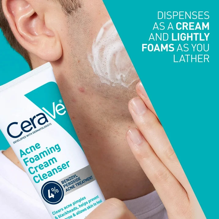 Cerave Acne Foaming Cream Cleanser, 5 fl oz