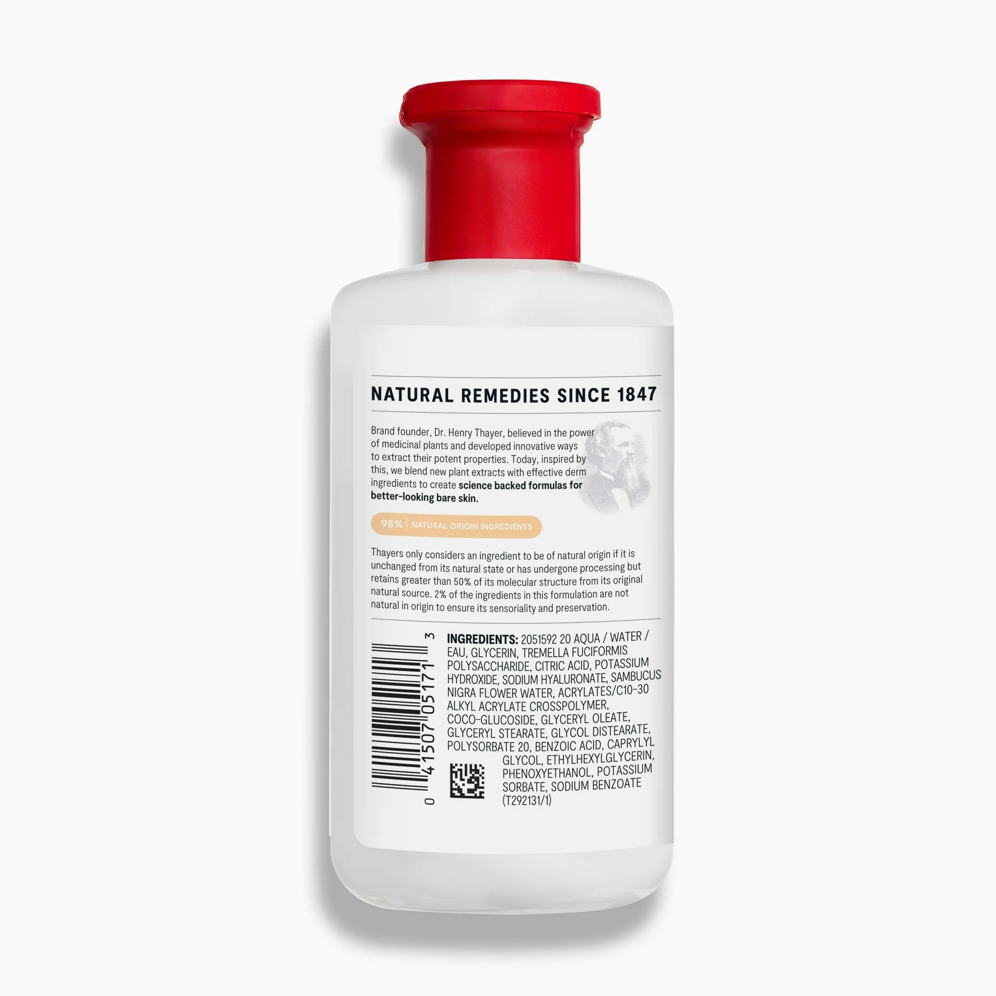 Thayers Milky Hydrating Face Toner with Snow Mushroom and Hyaluronic Acid 8.5 fl oz