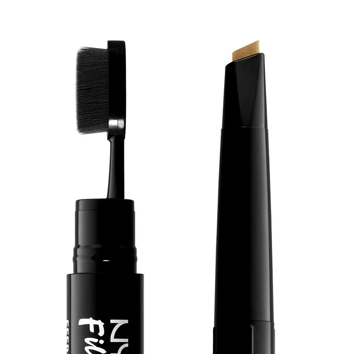 NYX Professional Makeup Fill & Fluff Eyebrow Pencil Pomade, Ash Brown
