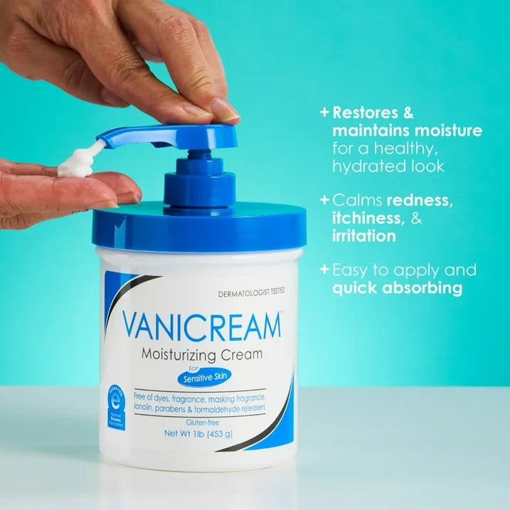 Vanicream Moisturizing Skin Cream Rich and Fragrance-Free Moisturizer Designed for Sensitive Skin
