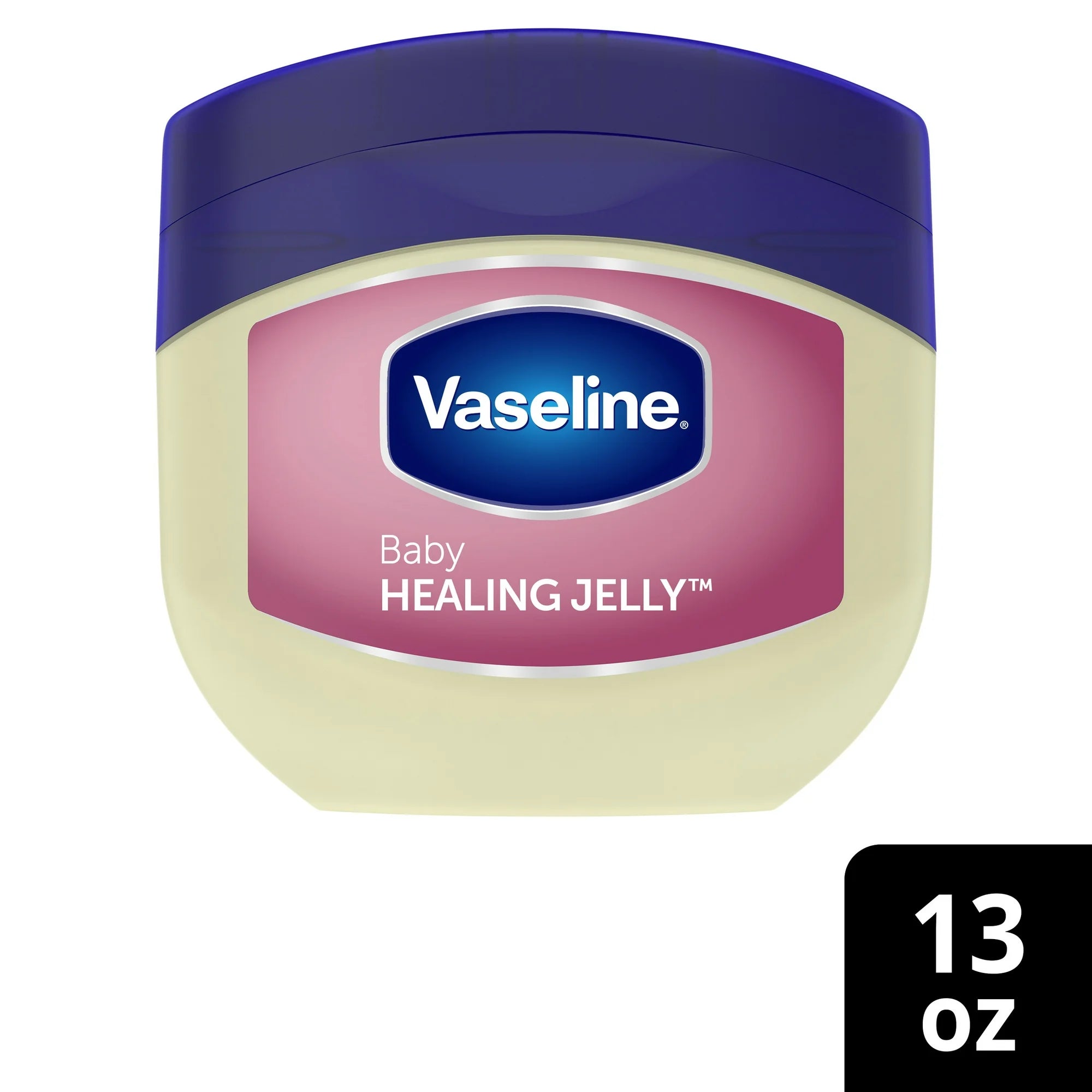 Vaseline Hypoallergenic Baby Oil Diaper Rash Cream Healing Petroleum Jelly, 13 oz
