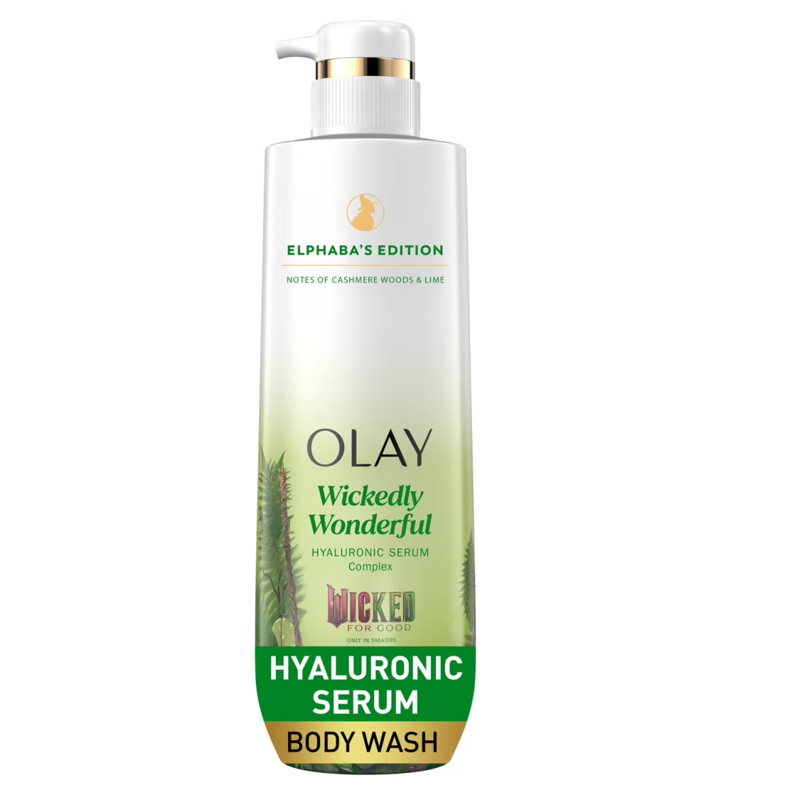 Olay Limited Edition Serum Body Wash, Wickedly Wonderful, 20 fl oz, Elphaba's Edition Hydrating Body Wash