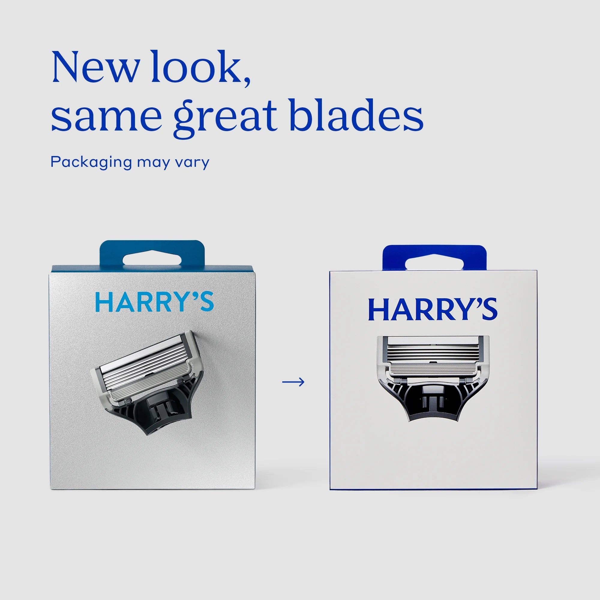 Harry's Men's Razor Blade Refill Cartridges, 8 Count