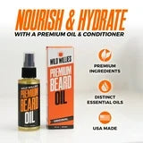 Wild Willies Premium Beard Growth Oil and Conditioner, 2 fl oz