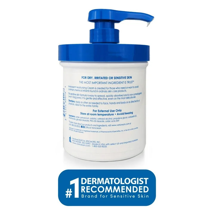 Vanicream Moisturizing Skin Cream Rich and Fragrance-Free Moisturizer Designed for Sensitive Skin